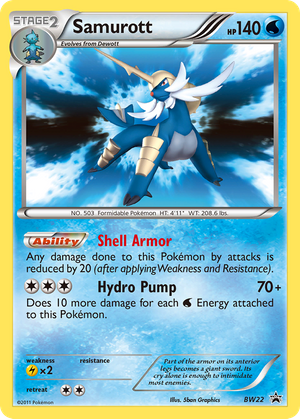 Samurott (BW22) - BW Black Star Promos