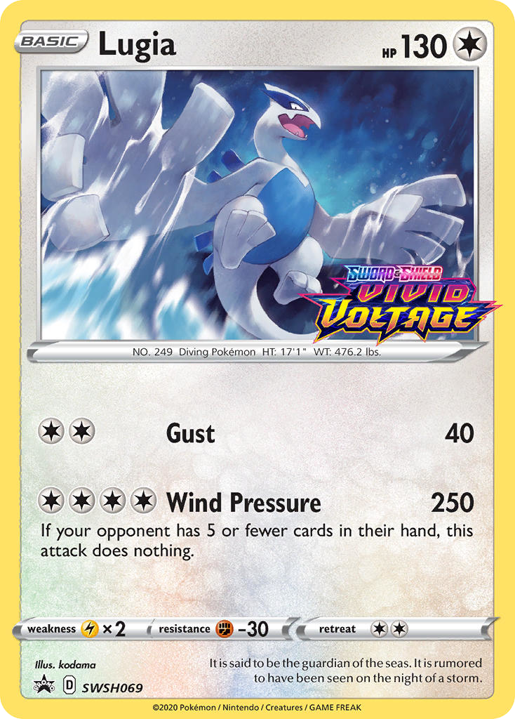 Lugia (SWSH069) - SWSH Black Star Promos Pokémon Card