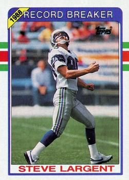 Steve Largent 1989 Topps #4 Sports Card