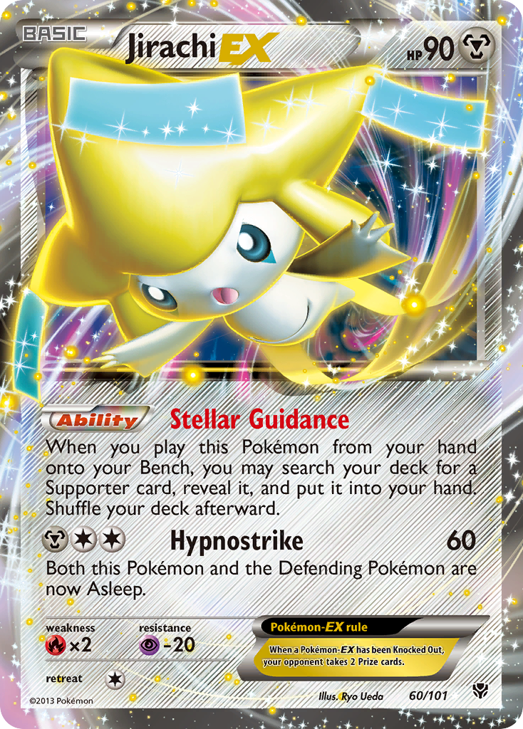 Jirachi EX (60/101) - Plasma Blast Pokémon Card