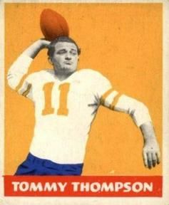 Tommy Thompson 1948 Leaf Football #9 Sports Card