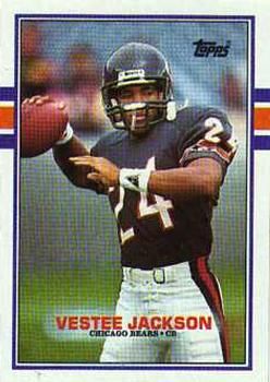 Vestee Jackson 1989 Topps #72 Sports Card