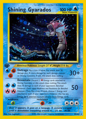 Shining Gyarados (65/64) - Neo Revelation (1st Edition)