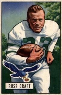 Russ Craft 1951 Bowman #47 Sports Card