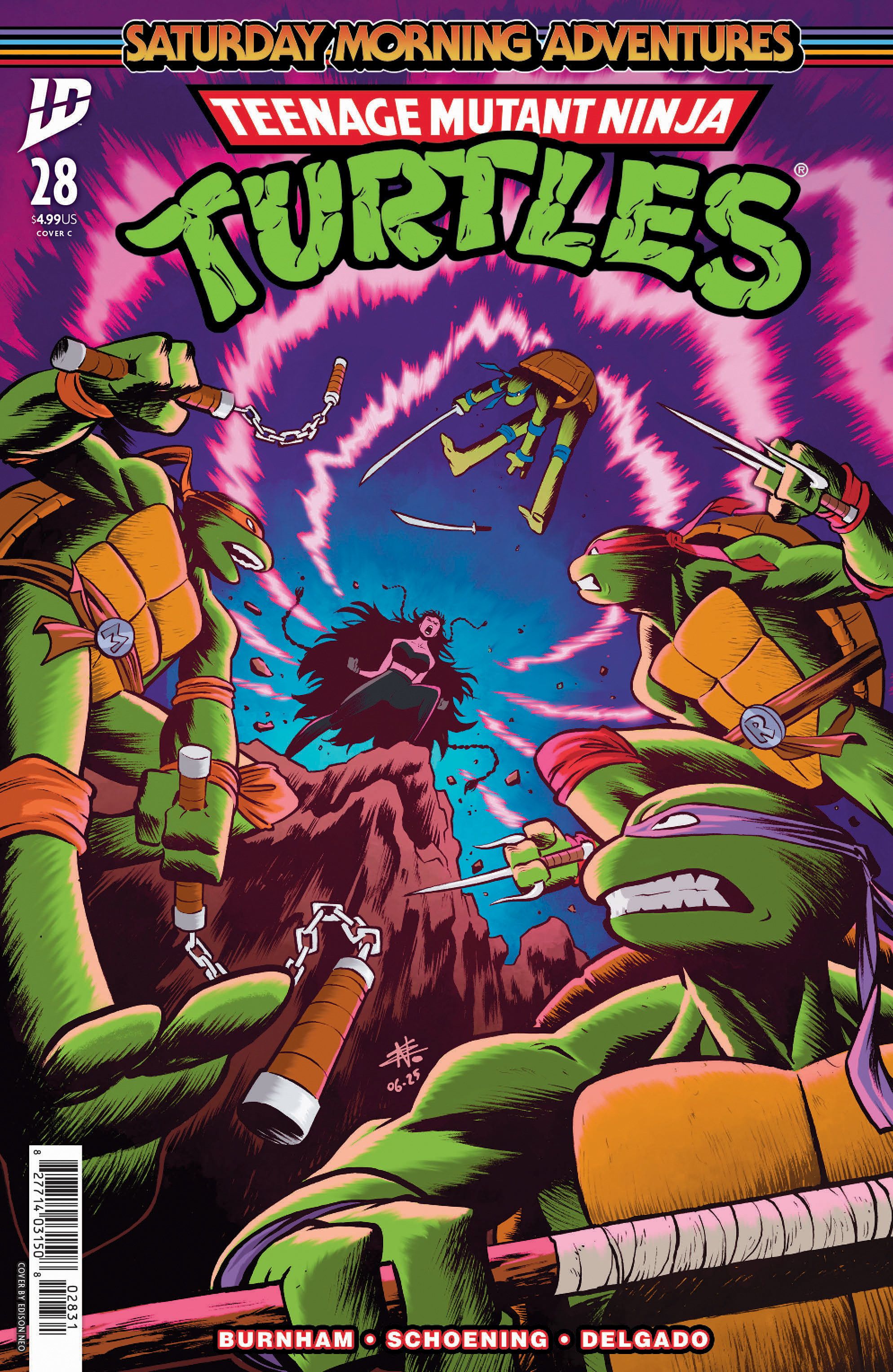 Teenage Mutant Ninja Turtles: Saturday Morning Adventures #28 (Variant C Neo) Comic