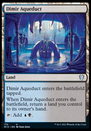 Dimir Aqueduct (Innistrad Midnight Hunt Commander Decks)