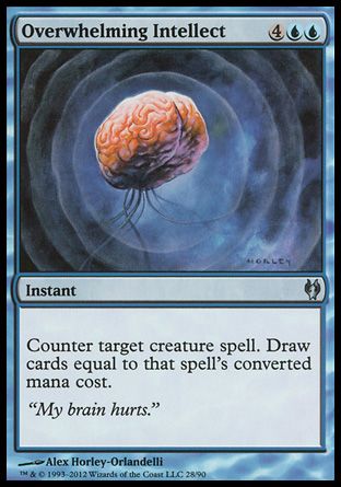 Overwhelming Intellect (Izzet vs. Golgari) Trading Card