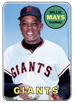 Willie Mays 1969 Topps #190 Sports Card