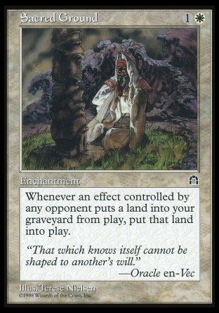 Sacred Ground (Stronghold) Trading Card