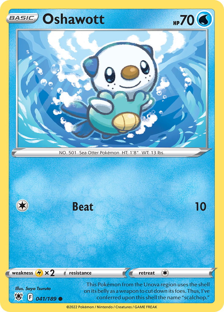 Oshawott (41/189) - Astral Radiance Pokémon Card