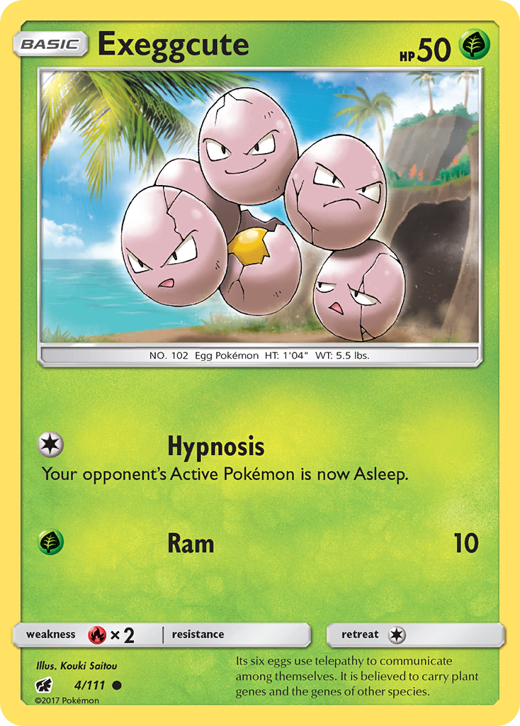 Exeggcute (4/111) - Crimson Invasion Pokémon Card