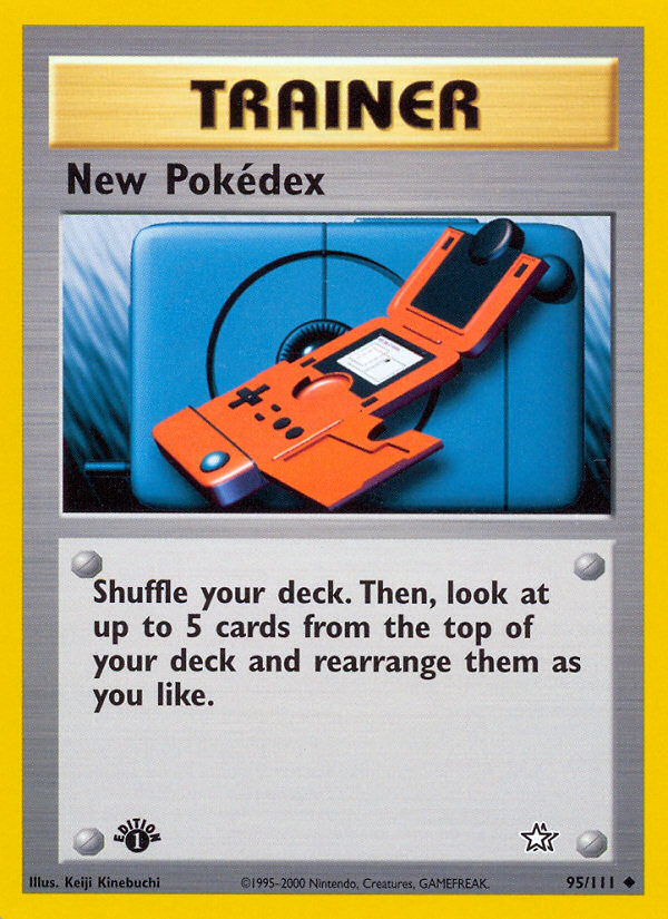 New Pokédex (95/111) - Neo Genesis Pokémon Card