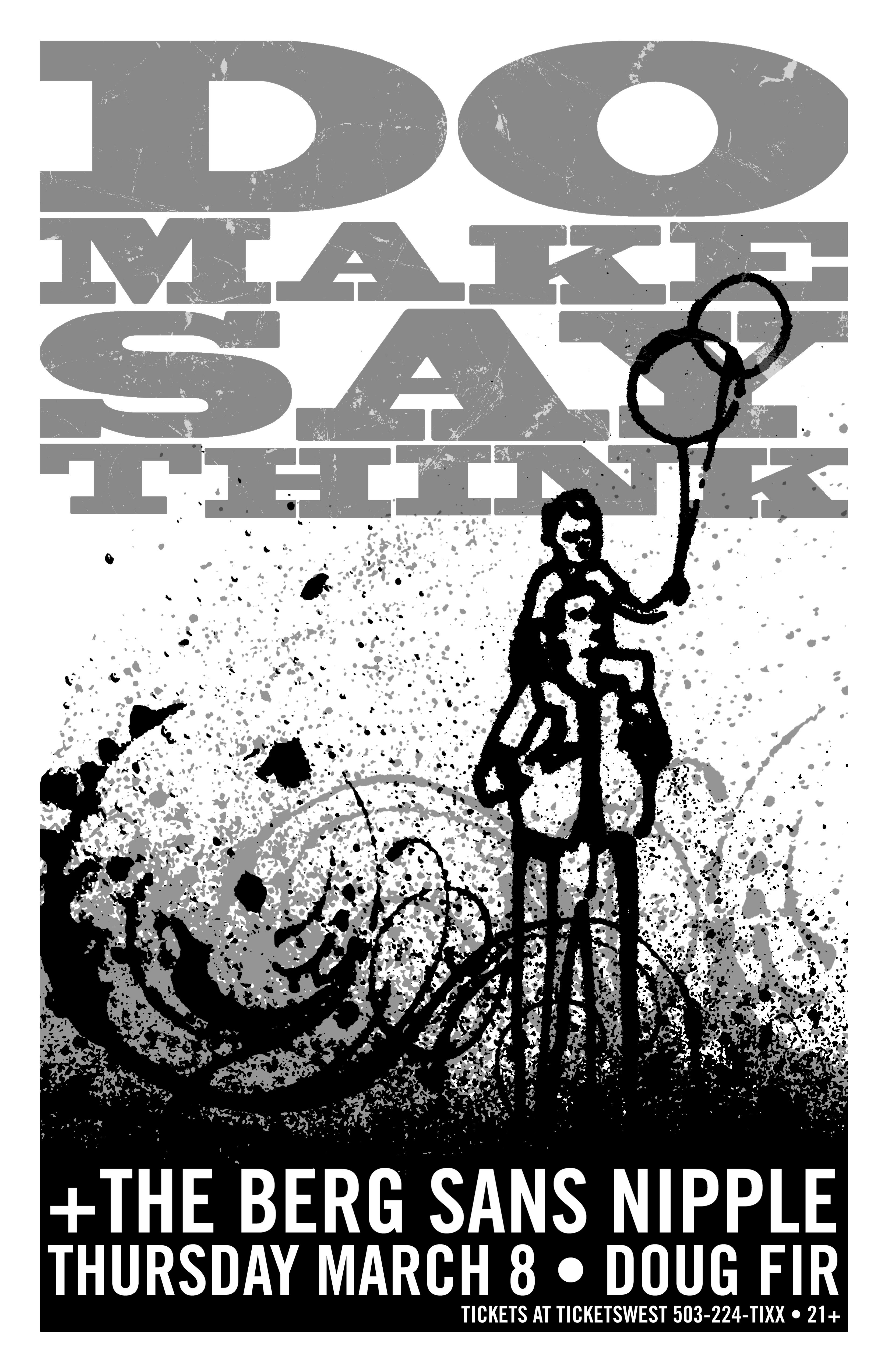 MXP-141.17 Do Make Say Think 2007 Doug Fir  Mar 8 Concert Poster