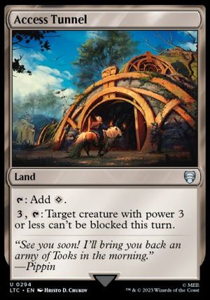 Access Tunnel (The Lord of the Rings Commander Decks)