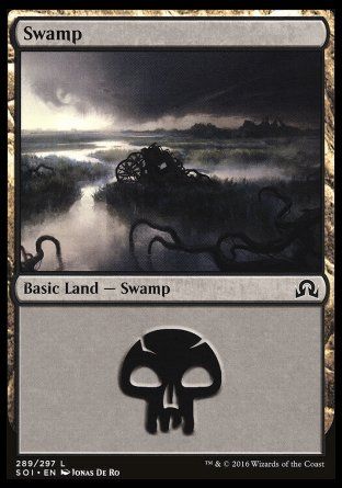 Swamp (Shadows over Innistrad) Trading Card