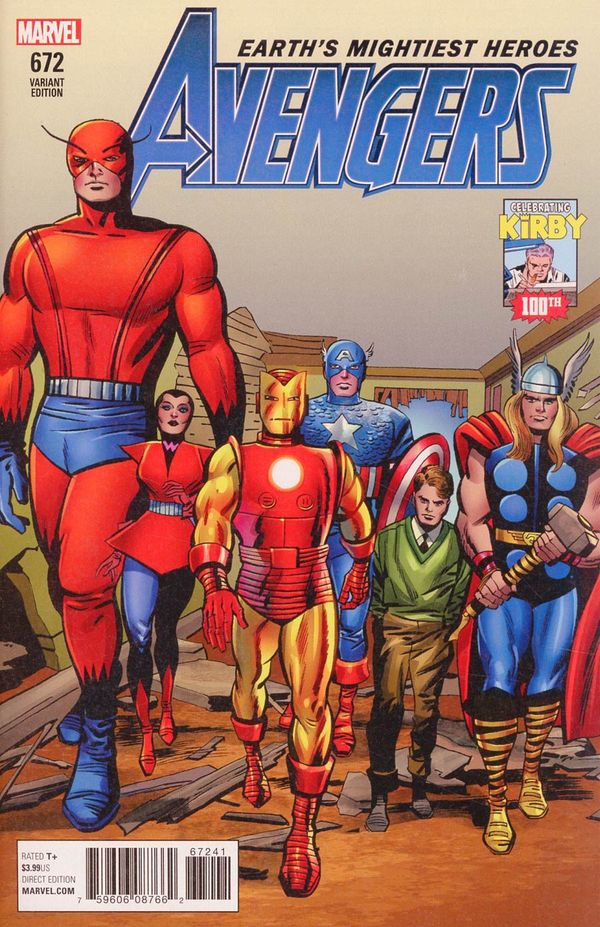 Avengers #672 (Kirby 100 Variant Leg)