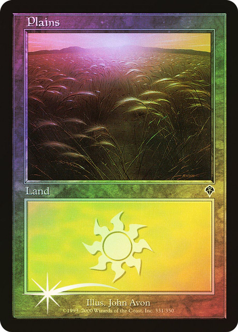 Plains (Invasion - Foil) Trading Card