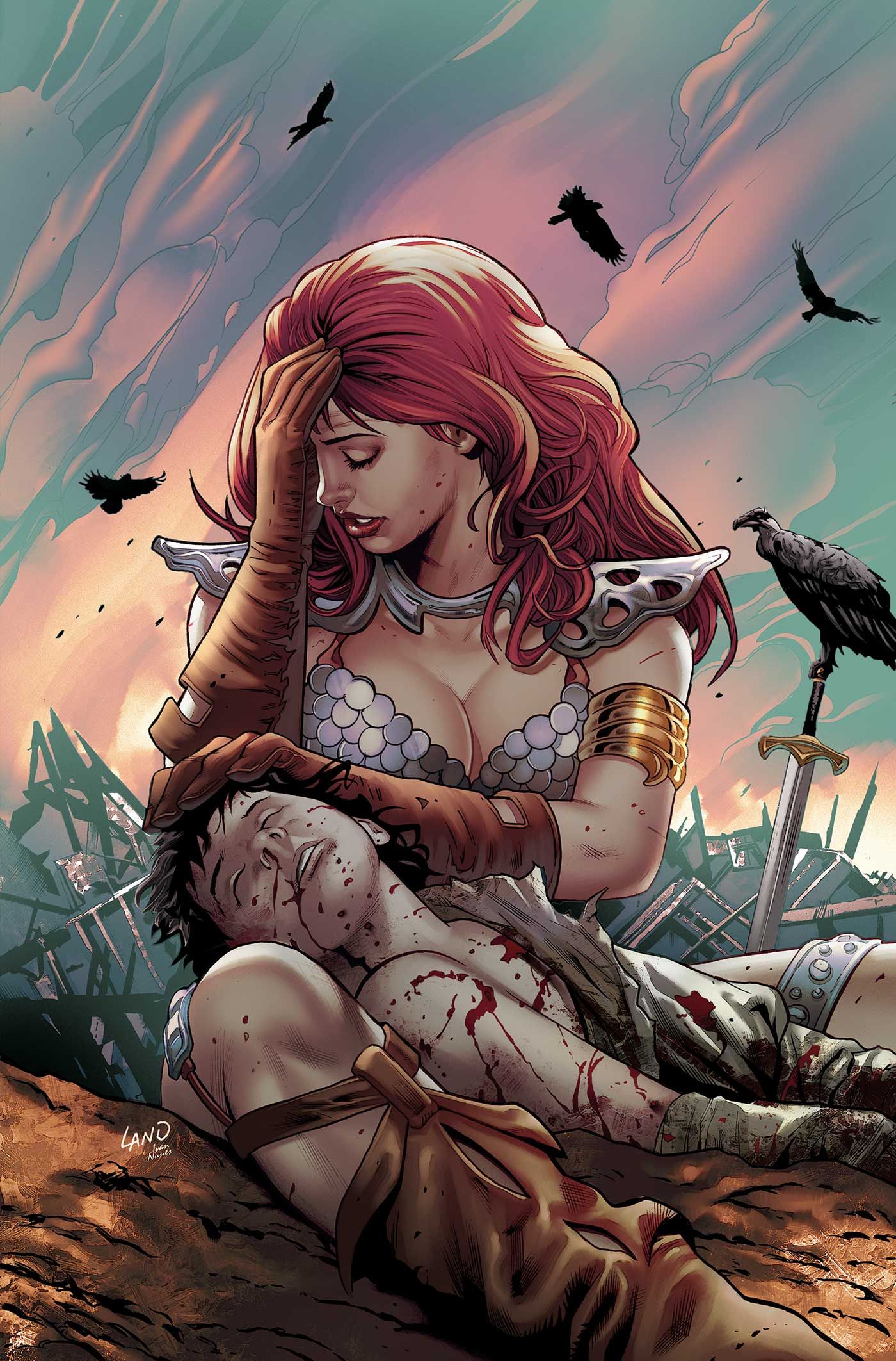 Sonja Reborn #4 (Cvr G Inc 1:10 Greg Land Virgin Variant) Comic
