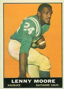 Lenny Moore 1961 Topps #2 Sports Card