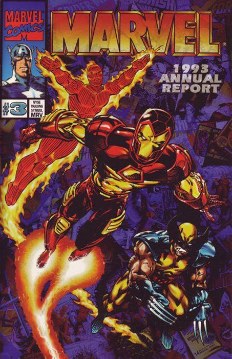 Marvel Annual Report #1993 Comic