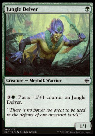 Jungle Delver (Ixalan) Trading Card