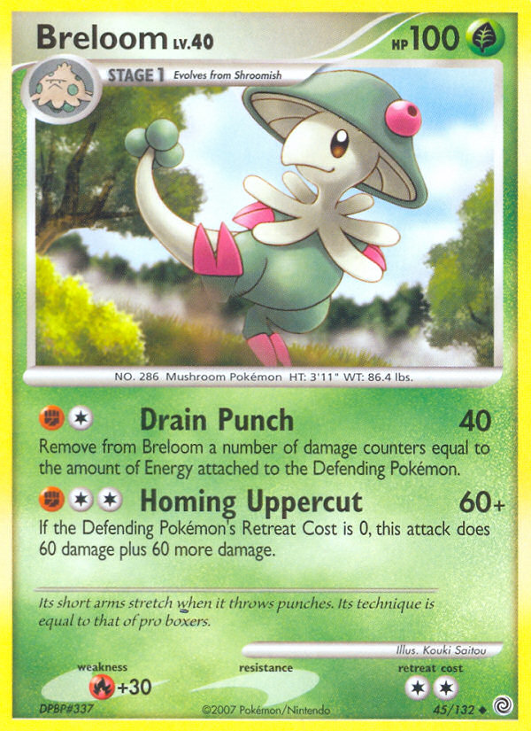 Breloom (45/132) - Secret Wonders Pokémon Card