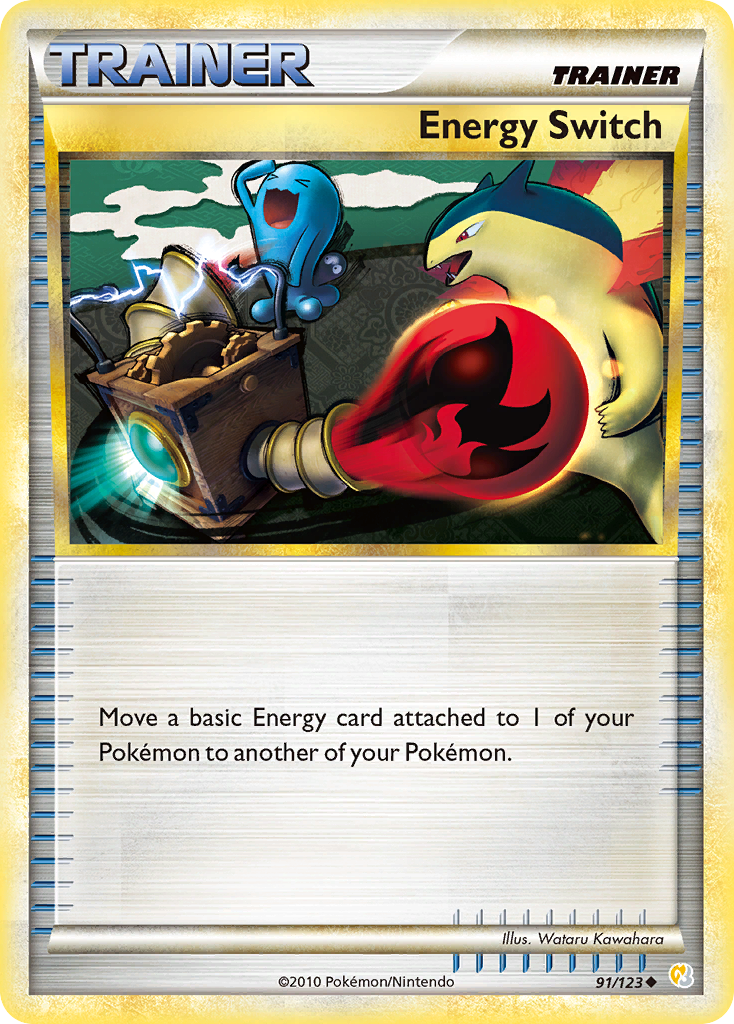 Energy Switch (Trainer: Item) (91/123) - HeartGold & SoulSilver Pokémon Card