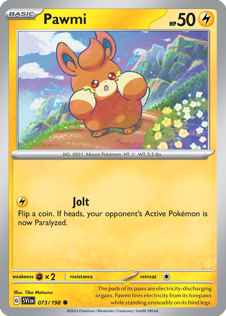 Pawmi (73/198) - Scarlet & Violet Pokémon Card