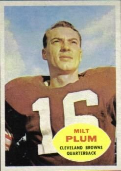 Milt Plum 1960 Topps #22 Sports Card