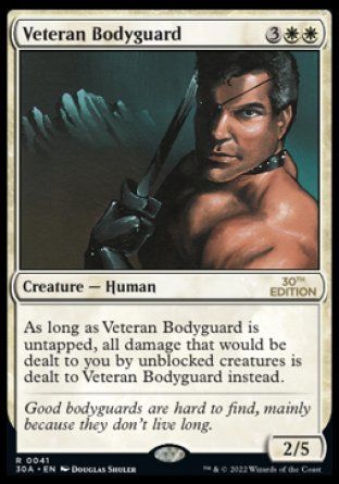 Veteran Bodyguard (Magic 30th Anniversary Edition) Trading Card