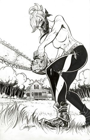 Something Is Killing The Children #50 (Cover I 1:100 J. Scott Campbell Black & White Virgin Variant)