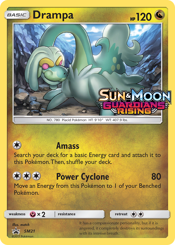 Drampa Pokémon Card