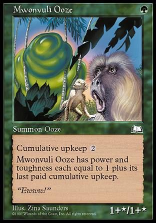 Mwonvuli Ooze (Weatherlight) Trading Card