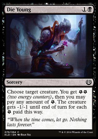 Die Young (Kaladesh) Trading Card