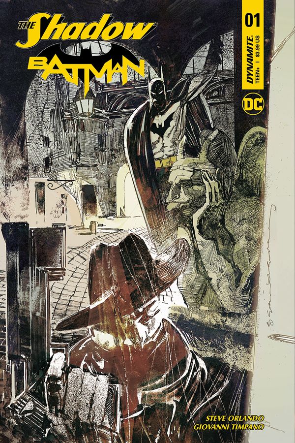 Shadow/Batman #1 (Cover F Sienkiewicz)