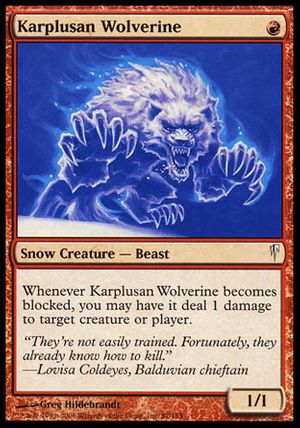 Karplusan Wolverine (Coldsnap)