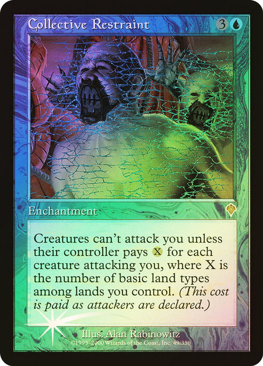 Collective Restraint (Invasion - Foil) Trading Card