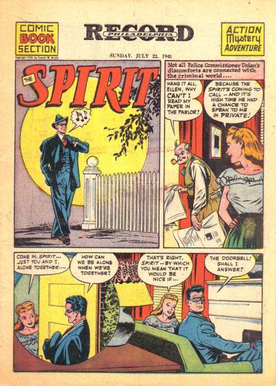 Spirit Section #7/22/1945 Comic