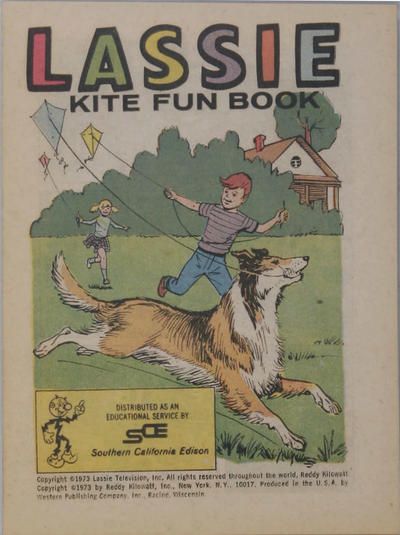 Lassie Kite Fun Book #nn (Southern California Edison) Comic
