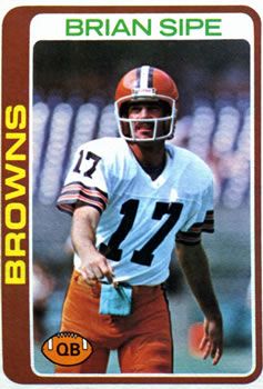 Brian Sipe 1978 Topps #53 Sports Card