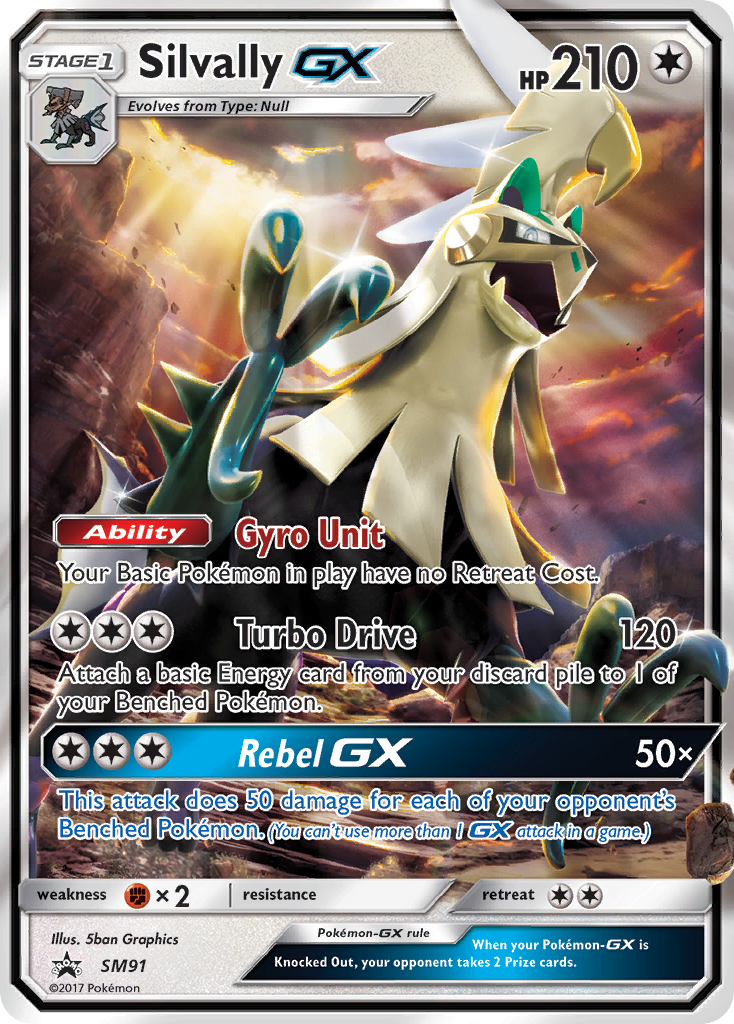 Silvally GX (SM91) - SM Black Star Promos Pokémon Card