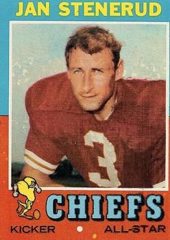 1971 Topps Regular (Football) Card# 99 Ernie Wright of the