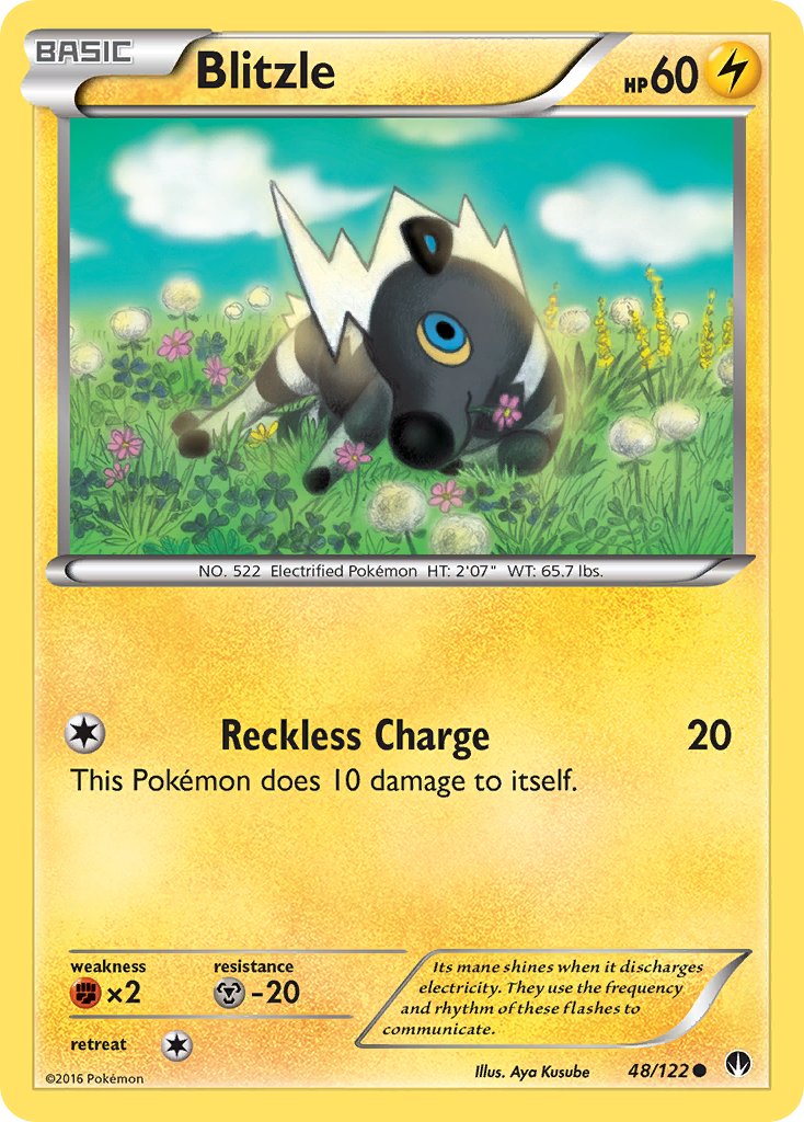 Blitzle (48/122) - BREAKpoint Pokémon Card