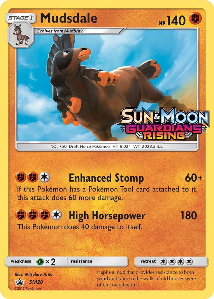 Mudsdale (SM20) - SM Black Star Promos Pokémon Card