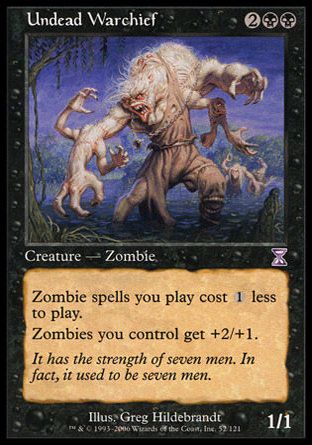 Undead Warchief (Time Spiral) Trading Card