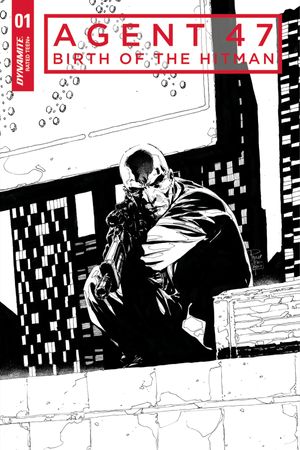 Agent 47 Birth Of Hitman #1 (Cover E 20 Copy Tan B&w Cover)
