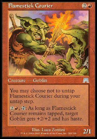 Flamestick Courier (Onslaught) Trading Card