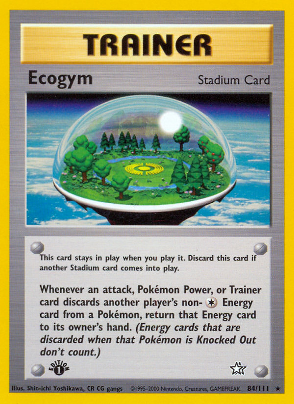 Ecogym (Trainer: Stadium) (84/111) - Neo Genesis Pokémon Card