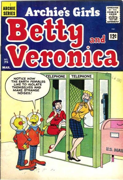 Archie's Girls Betty and Veronica #75 Comic