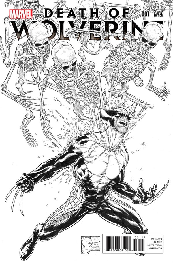 Death Of Wolverine #1 (Quesada Sketch Variant Cover)